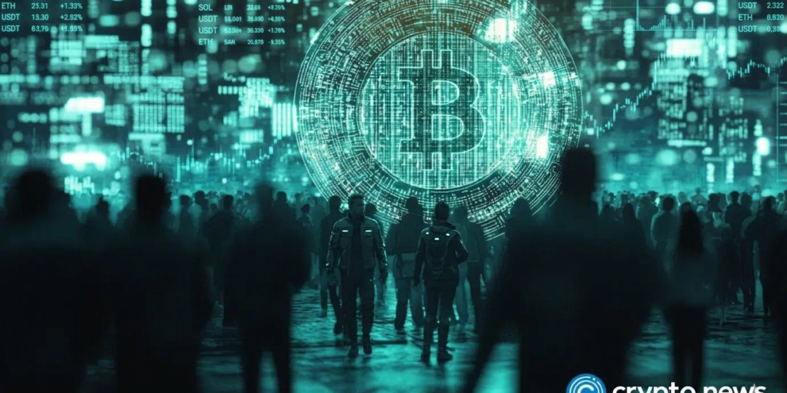 Crypto market heatmap showing Bitcoin and altcoin movement