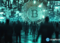 Crypto market heatmap showing Bitcoin and altcoin movement