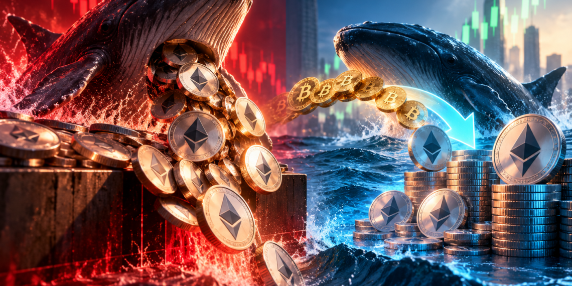 Ethereum Whale Cashes Out $24.5M Profit After Selling 52,000+ ETH
